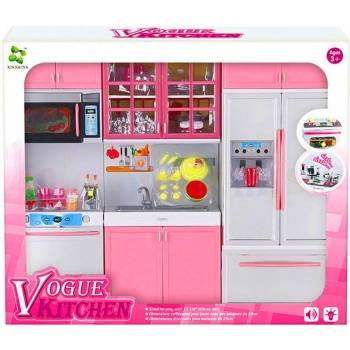 Duża kuchnia deluxe dla lalek Barbie światło i dźwięk